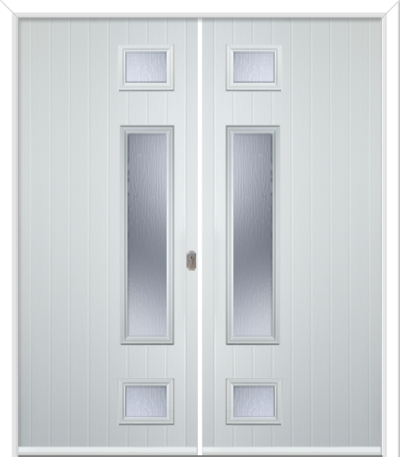 Wellow 3 Long Handle Composite French Doors Charcoal Sticks