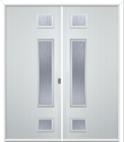 Wellow 3 Long Handle Composite French Doors Cotswold