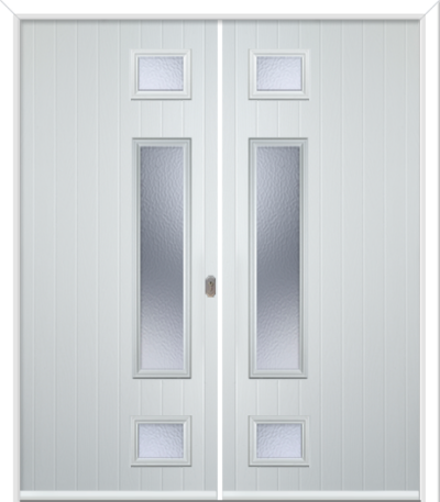 Wellow 3 Long Handle Composite French Doors Minster