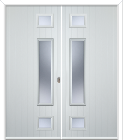 Wellow 3 Long Handle Composite French Doors Pelerine