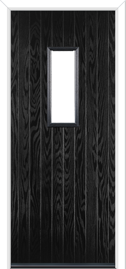 Normanton Composite Door Black Borwn