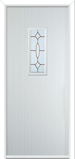 Normanton Composite Door Brass Art Clarity