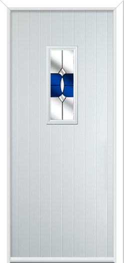 Normanton Composite Door Crystal Bohemia Blue